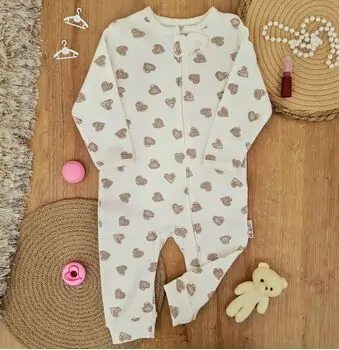 Sleepy Elephant Rompers - ჩვილის რომპერები, 2 image