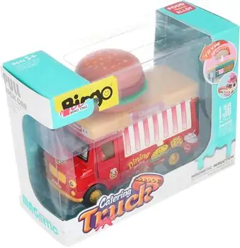 Burger Pull Back Truck - სათამაშო მექანიკური მანქანა, 2 image