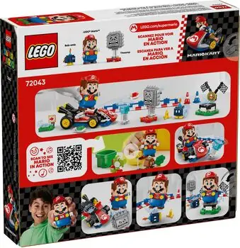 Lego Super Mario 72043 Mario Kart™ – Interactive LEGO® Mario™ & Standard Kart, 12 image