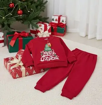 A Very Merry Christmas 2 In 1 Set Red - საბავშვო საახალწლო სპორტული ნაკრები
