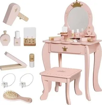 Wooden Dressing Table - სათამაშო ხის ტრილიაჟი, 3 image