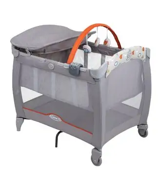 Graco CONTOUR ELECTRA ADORABLE ორ დონიანი საწოლ-მანეჟი