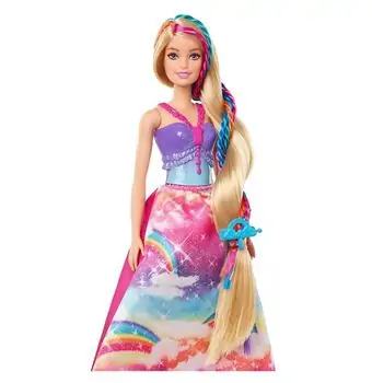 Barbie Dreamtopia Braided Princess Doll MTL-GTG00 ბარბის თოჯინა აქსესუარებით, 3 image
