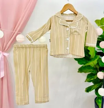 Pajamas Set 2in1 Set MURATBABY Beige 7641 საბავშვო საღამური