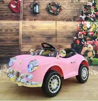 Vintage Car Pink - ელექტრო მანქანა