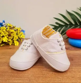 Baby Pattini Simple White საბავშვო ფეხსაცმელი