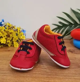 Baby Pattini Pretty Red საბავშვო ფეხსაცმელი