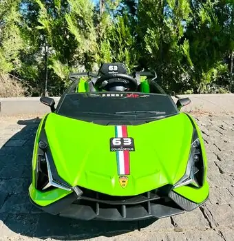 Electric Car Green  - ელექტრო მანქანა, 2 image