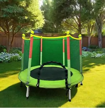 Metal & Plastic Trampoline 140cm 5FT - ბატუტი