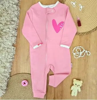Colorful Hearts Rompers - ჩვილის რომპერები, 3 image