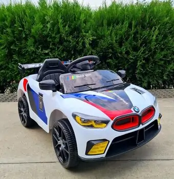 BMW Racing Car White - ელექტრო მანქანა