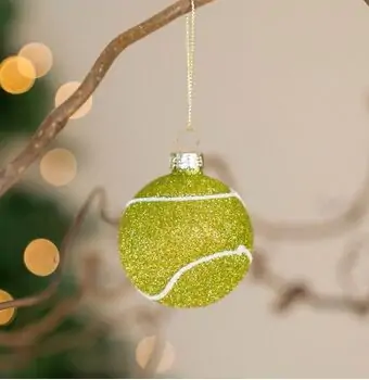 Tennis Christmas Ball Hanging Decoration - ნაძვის ხის სათამაშო