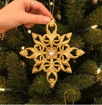 Snowflake Hanging Decoration - ნაძვის ხის სათამაშო