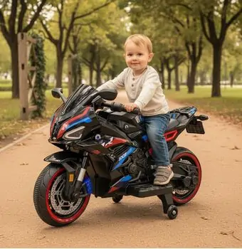 BMW Motorcycle Black - ელექტრო მოტოციკლი