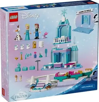Lego Disney 43281 Elsa's Ice Castle & Snow Ride Adventure, 10 image