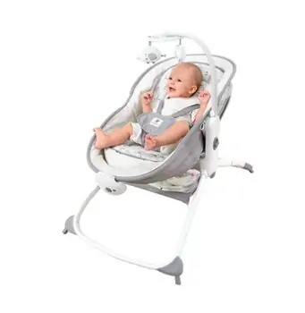 Cangaroo Abba Grey 6in1 Multi-Function Bassinet, Bouncer and Rocker მრავალფუნქციური ელექტრო შეზლონგი, 3 image