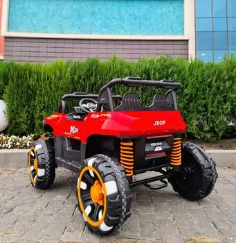 Off Road Jeep 4x4 Red - ელექტრო მანქანა, 5 image