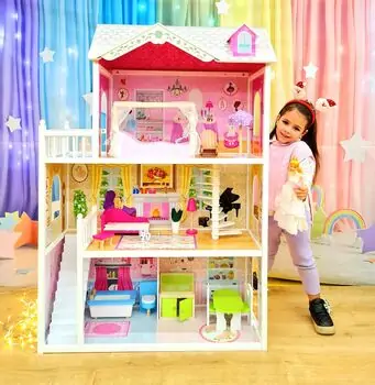 Moni Aria`s Doll House - თოჯინის ხის სამსართულიანი სახლი, 11 image