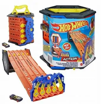 Hot Wheels Action Rollout Raceway Track Playset სათამაშო ტრასა