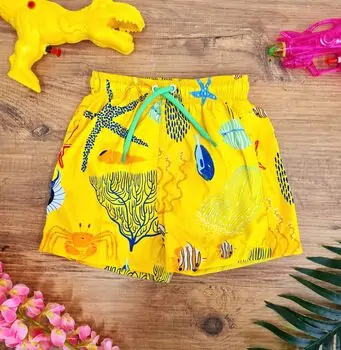 Summer Shorts Underwater World Yellow  საზაფხულო შორტი