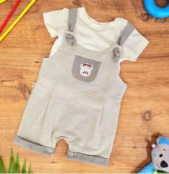 Cute Taddy Bear Overalls -კომბინიზონი
