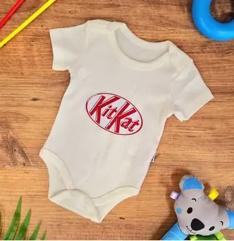 Bodysuit Kit Kat White ჩვილის ბოდე