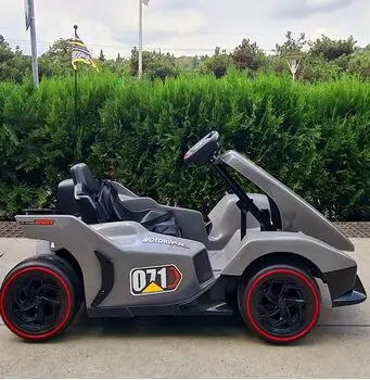 Motorsport Car 071 Grey - ელექტრო მანქანა, 3 image