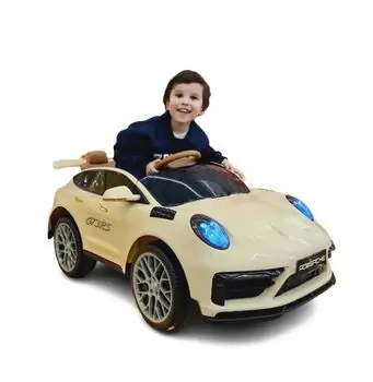 Porsche Car Yellow - ელექტრო მანქანა