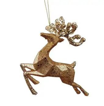 Gold Deer Hanging Decoration - ნაძვის ხის სათამაშო, 2 image