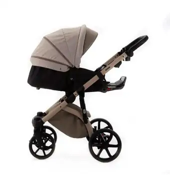 Adamex Nola Natura 3 in 1 Stroller Cappuccino - საბავშვო ეტლის კომპლექტი, 9 image