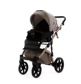 Adamex Nola Natura 3 in 1 Stroller Cappuccino - საბავშვო ეტლის კომპლექტი, 8 image