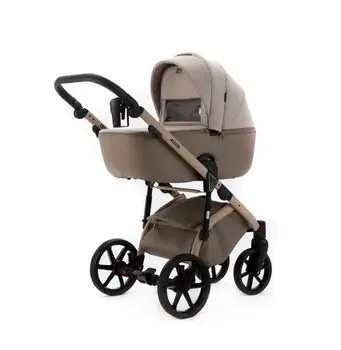 Adamex Nola Natura 3 in 1 Stroller Cappuccino - საბავშვო ეტლის კომპლექტი, 5 image