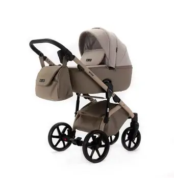 Adamex Nola Natura 3 in 1 Stroller Cappuccino - საბავშვო ეტლის კომპლექტი, 3 image