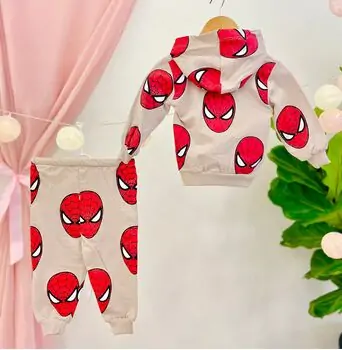 MARVEL Spider Man Set MURATBABY Beige 7611 საბავშვო ტანსაცმლის ნაკრები