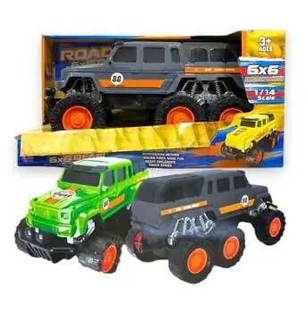 OFF-Road Car Road Beast 6X6 Grey - სათამაშო მანქანა