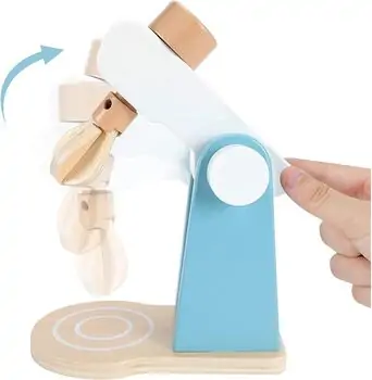 Wooden Toy Mixer - ხის სათამაშო მიქსერი აქსესუარებით, 4 image