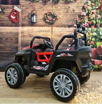 Buggy Explorer Jeep Red - ელექტრო მანქანა კაუჩუკის საბურავებით, 3 image