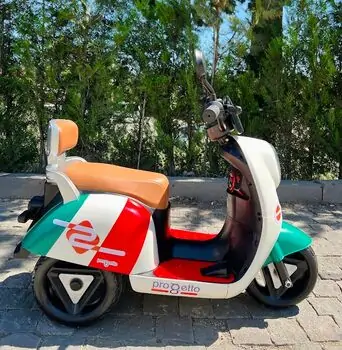 Electric Moto White - ელექტრო მოტოციკლი, 3 image