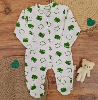 Little Funny Frog Romper  - ჩვილის რომპერი