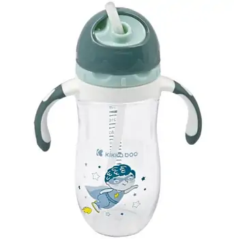 KikkaBoo-ს წვენის ბოთლი Tritan sippy cup with a straw 300ml Superboy, 2 image