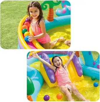 Intex 57135NP DINO LAND-გასაბერი ცენტრი, 3 image