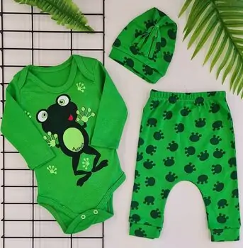 Funny Frog Clothes Set საბავშვო ტანსაცმლის ნაკრები