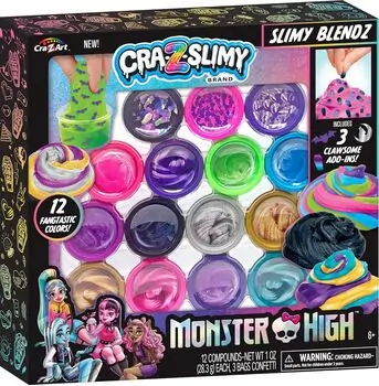 Cra-Z-Art Monster High Slimy Blendz სათამაშო ტყლარწის ნაკრები
