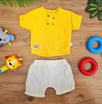 Roar Some 2 In 1 Set Yellow საბავშვო ორეული