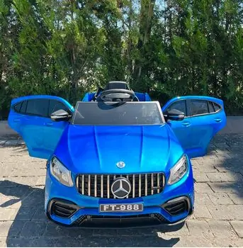 Mercedes Benz Painted Blue - ელექტრო მანქანა კაუჩუკის საბურავებით, 3 image