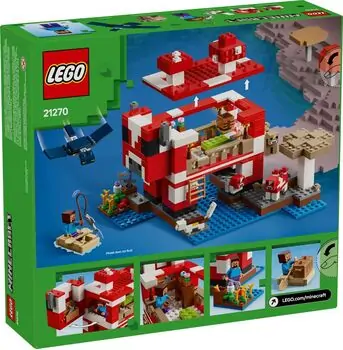 Lego Minecraft 21270 The Mooshroom House, 10 image