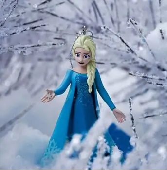 Frozen Elsa 3D Hanging Decoration - ნაძვის ხის სათამაშო
