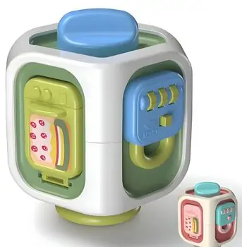 Montessori Sensory  6 in 1 Busy Cube - განსავითარებელი სათამაშო კუბი