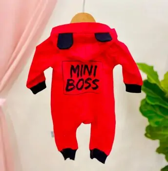 Mini Boss Romper 6034 Red რომპერი, 2 image