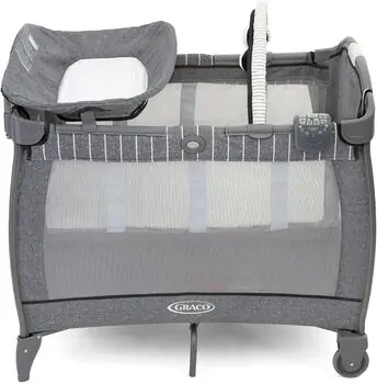 Graco CONTOUR ELECTRA SUITS ME ორ დონიანი საწოლ-მანეჟი, 3 image
